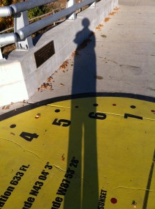 Me and My Shadow, at the Urban Ecology Center Sundial